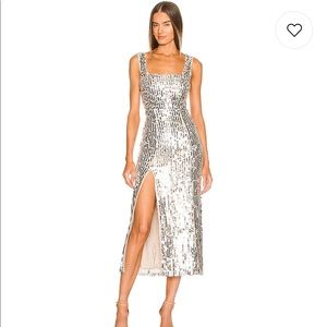 Show Me Your Mumu Eden Mini Dress | Platinum Party Sequins